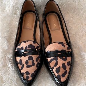 Leopard loafers